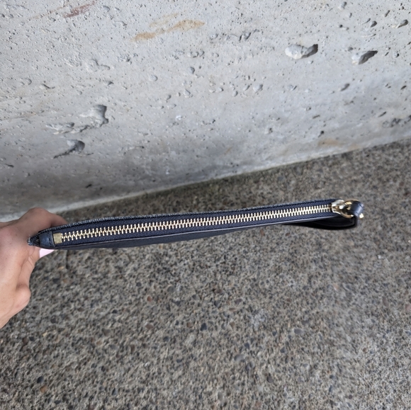 Michael Kors Denim & Leather Wristlet - Picture 12 of 14